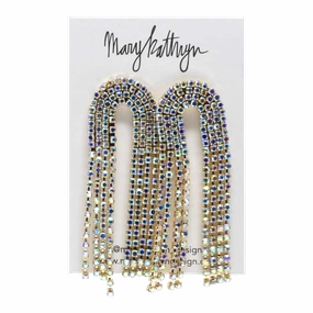 Glamorous Craft Seasonal Gift Iridescent Rainbow Drop Earrings