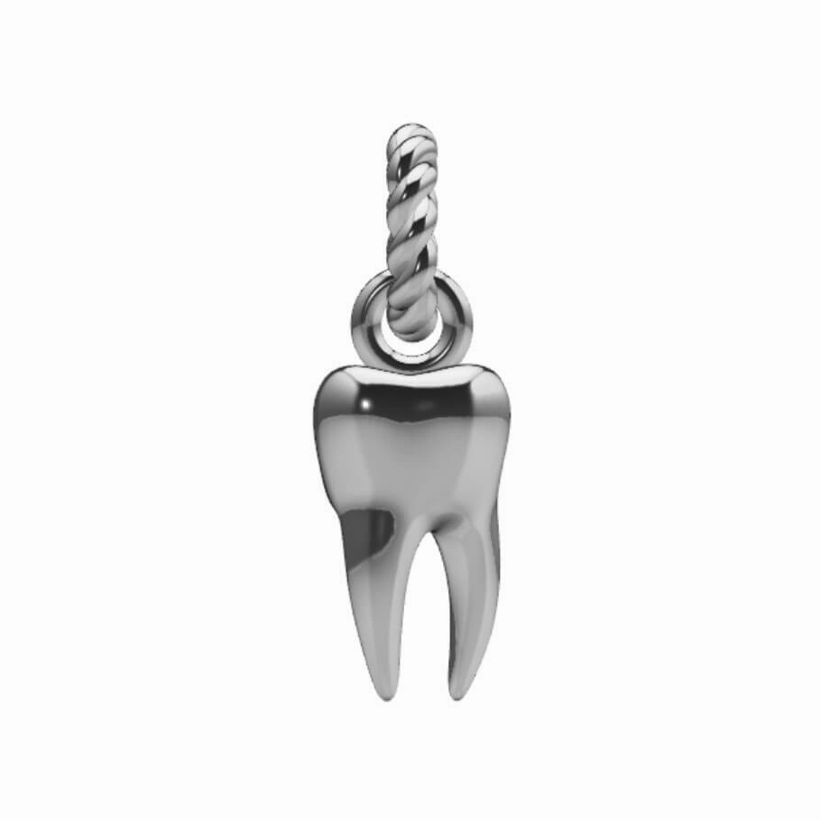 Urban Minimal Beautiful Jewelry Tooth Charm
