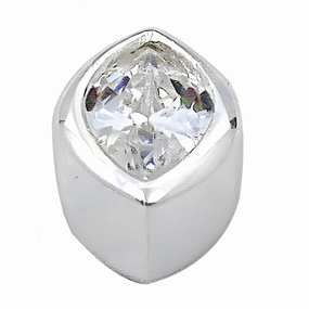 Young adult Trendy Man Elegant Latest Fashion 925 Sterling Silver Cubic Zirconia Pendant