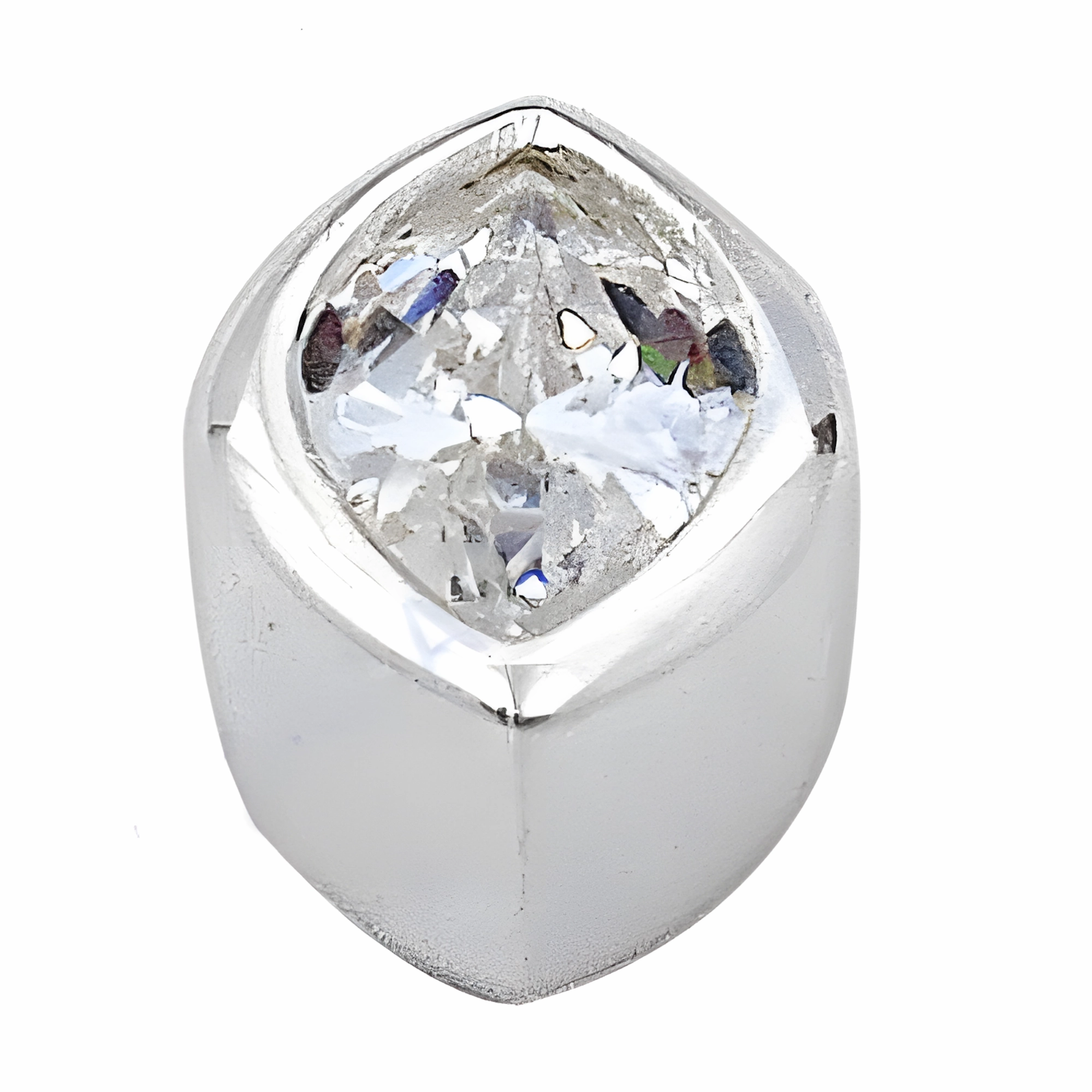 Young adult Trendy Man Elegant Latest Fashion 925 Sterling Silver Cubic Zirconia Pendant