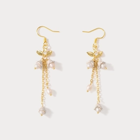 Iconic look Weekend Piece Golden Lily of The Valley Earrings