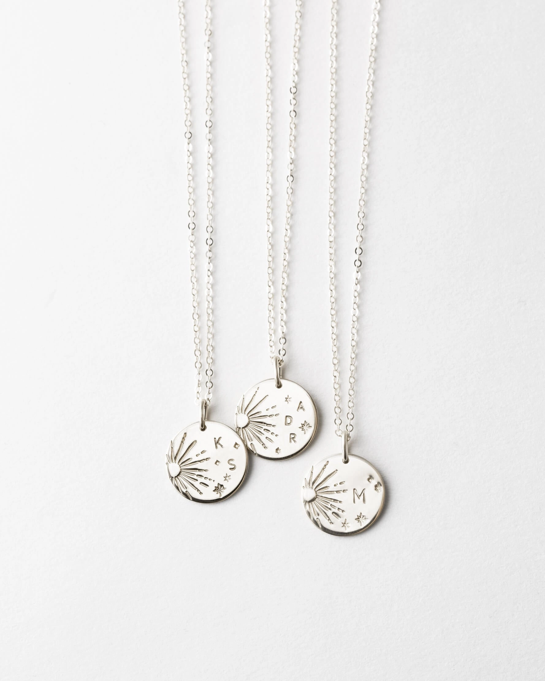 Galaxy Initial Necklace Blogger Accessory