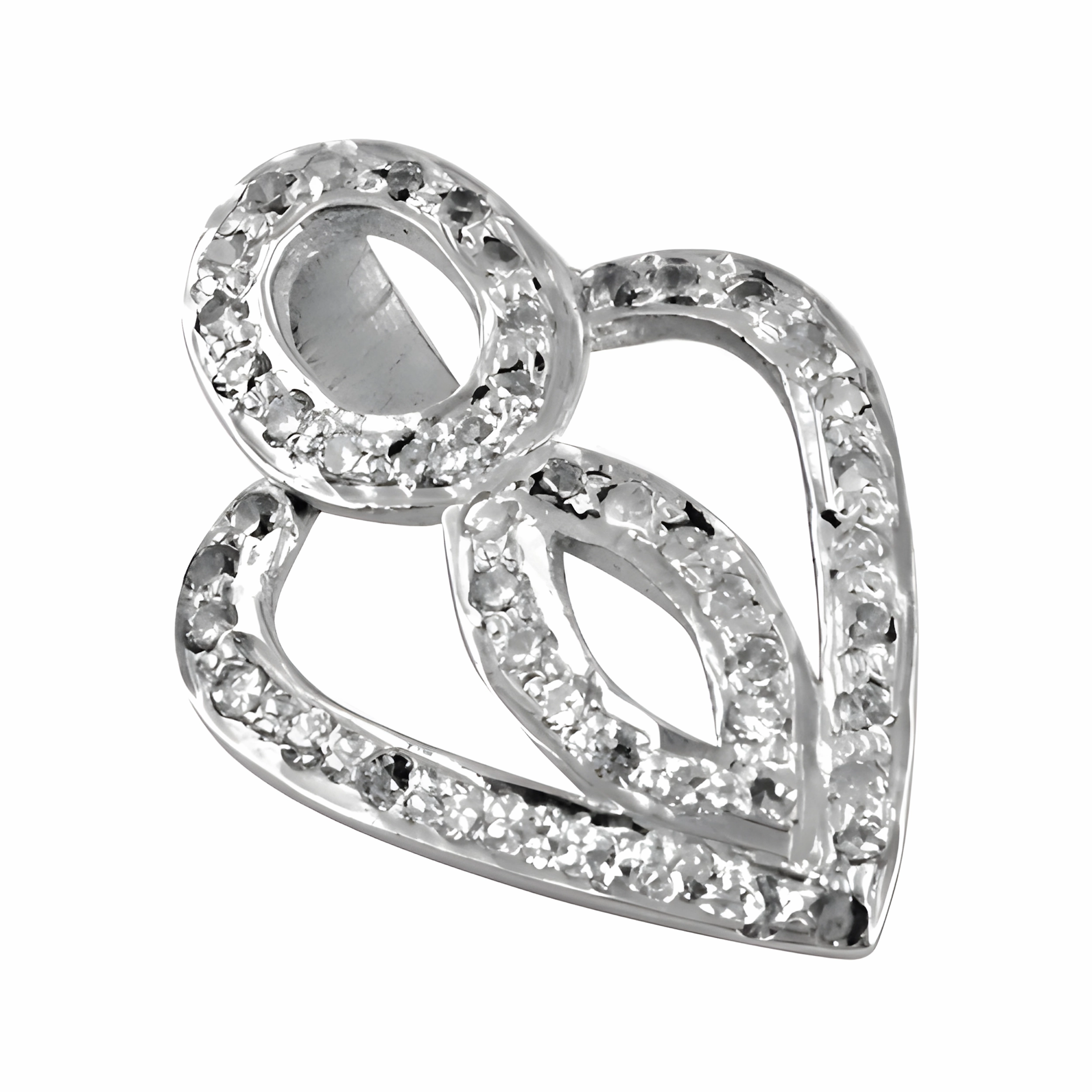 Stunning Gift Trendy Cubic Zirconia Gemstone 925 Sterling Silver Pendant - Shop Now