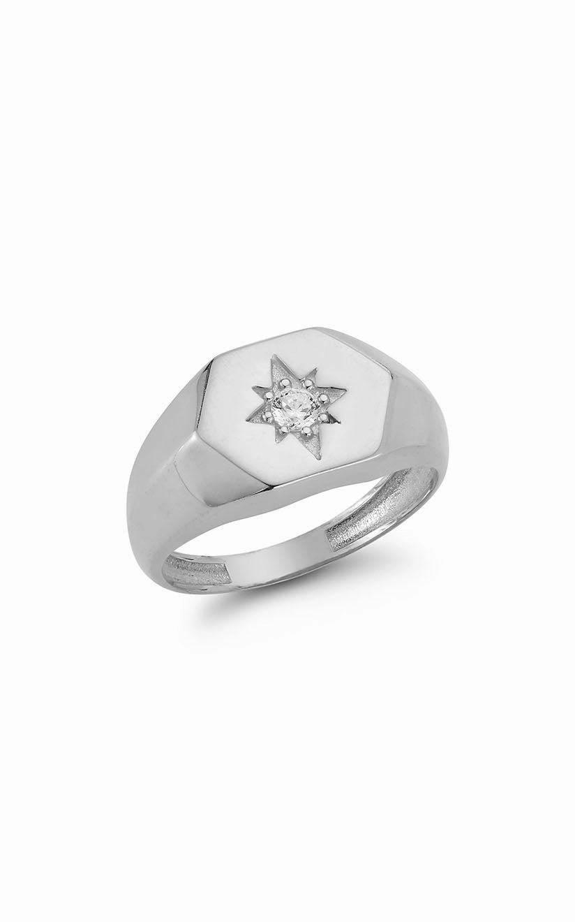 Sophisticated Craft Office Chic Star Signet Ring