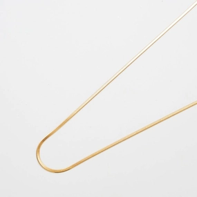 Ultra Thin Herringbone Necklace Versatile Adornment Personal Style