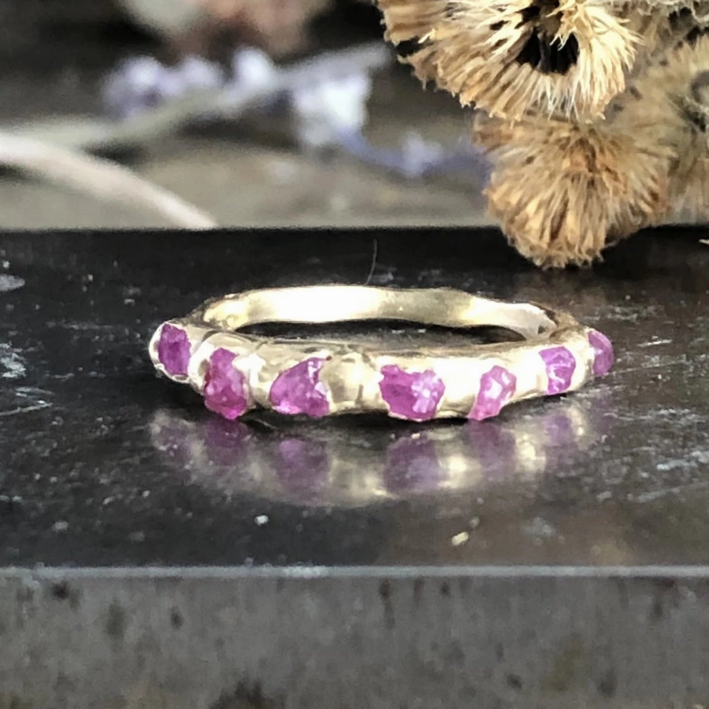 Unity Ring - Pink Sapphire Graceful Charm