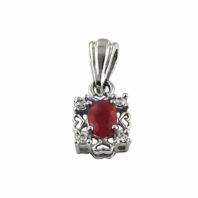 Elegant Cubic Zirconia Silver Pendant - Gracious Fashion Jewelry Fashion Accessory For Confidence