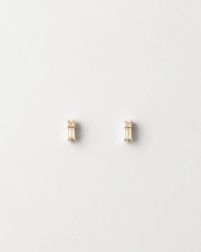 Grace White Sapphire Studs Pretty Creation