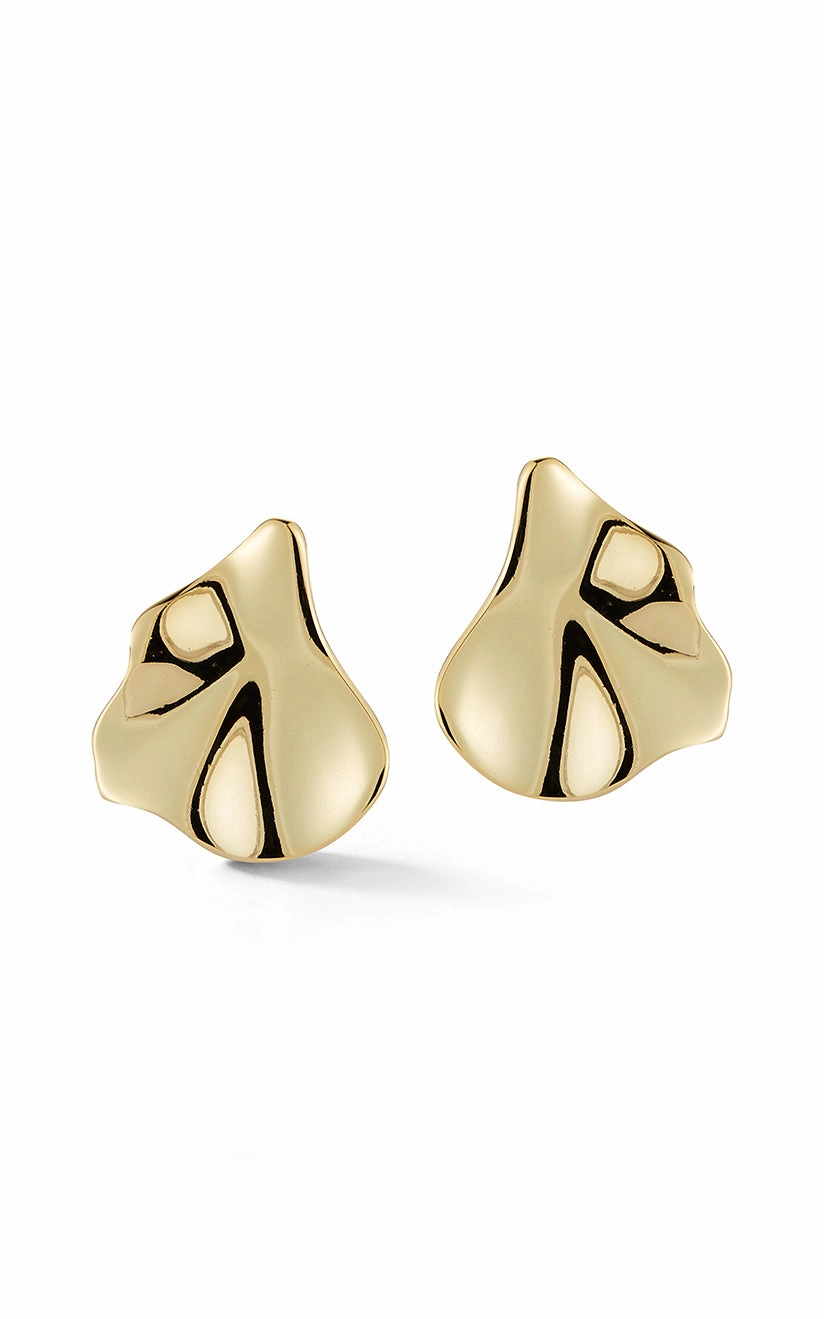 Shining Look Chic Balance Wave Stud Earring
